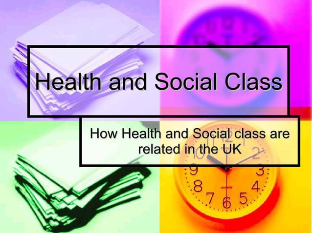 Health Social Class PPT