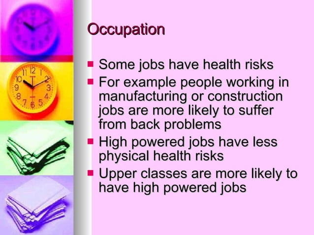 Health Social Class PPT