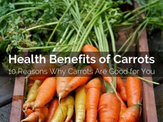 Health benefits-of-carrots-