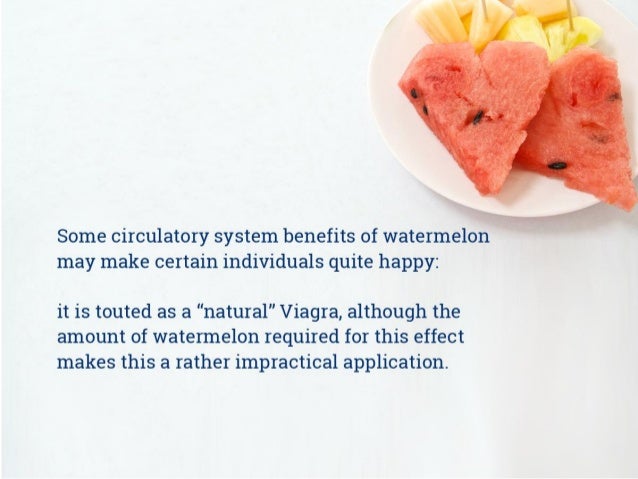 Watermelon concentrate viagra