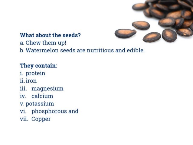 Watermelon seeds viagra