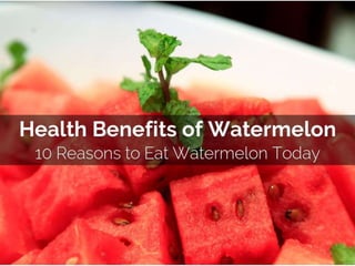 Health benefits-of-watermelon