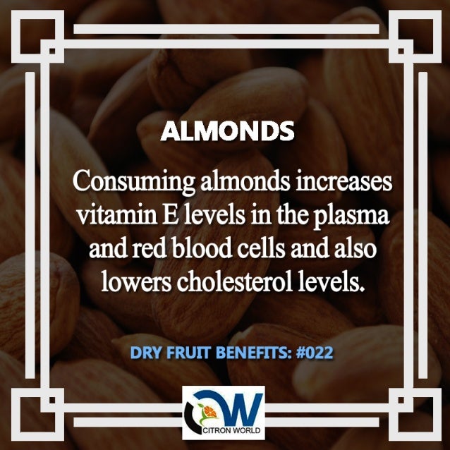 Health Benefits of almonds 22 CitronWorld.in