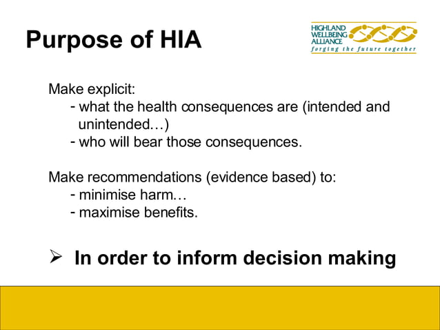 Health Impact Assessment Slides Pip Farman | PPT