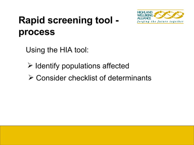 Health Impact Assessment Slides Pip Farman | PPT