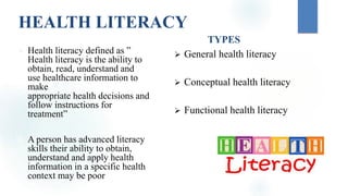 Health literacy | PPTX
