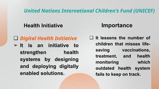 Health - Significance of Global Health Initiatives | PPTX