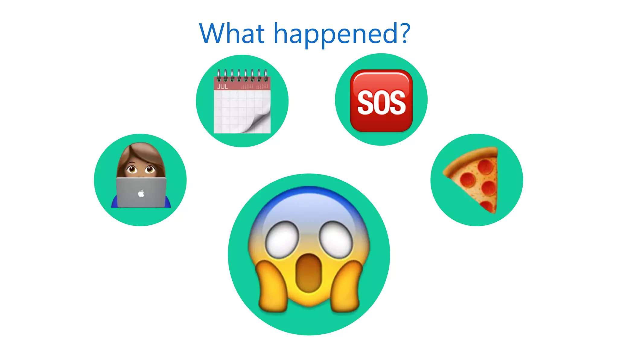 What happened?
👩🏽‍💻
 