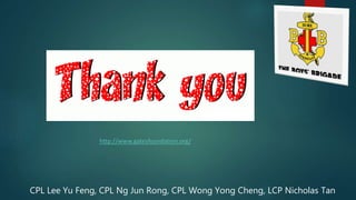 http://www.gatesfoundation.org/ 
CPL Lee Yu Feng, CPL Ng Jun Rong, CPL Wong Yong Cheng, LCP Nicholas Tan 
