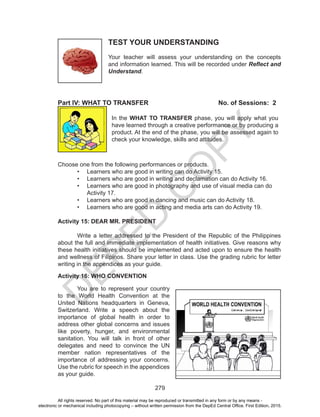 Health grade 10 | PDF
