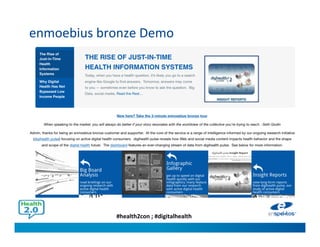 #health2con ; #digitalhealth
enmoebius bronze Demo
 