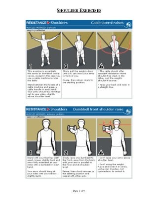SHOULDER EXERCISES




      Page 1 of 9
 