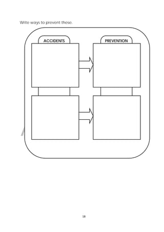 DRAFT
April 10, 2014
18 
 
Write ways to prevent these.
 
PREVENTION
 
ACCIDENTS
 
 
 
 