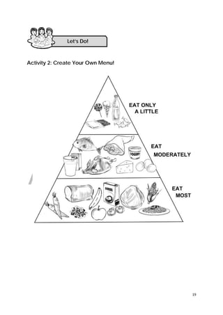 DRAFT
April 10, 2014
19 
 
Activity 2: Create Your Own Menu!
Let’s Do! 
 