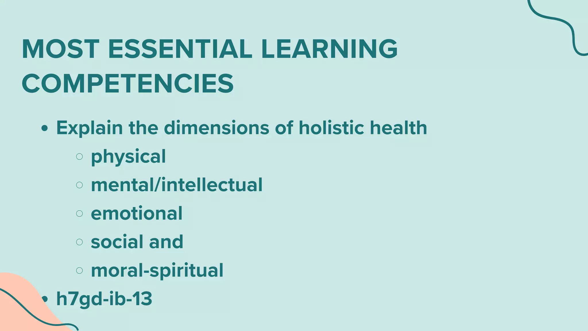 Health7 Q1 Dimensions Of Holistic Health Pdf Pdf