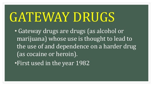 Prevention Of Substance Use Abuse Gateway Drugs Cigarettes
