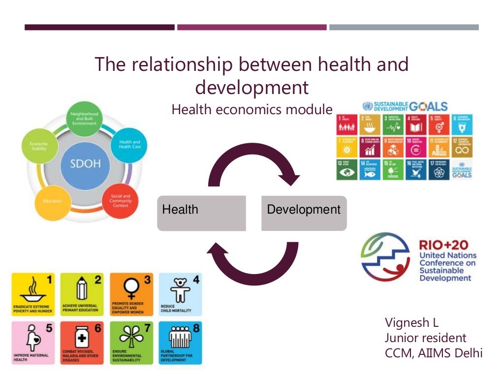 Health And Human Development Study Design Relationship between health and human development