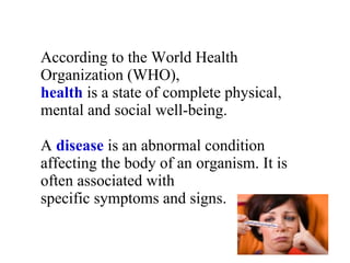 Health and disease 3 ESO | PDF
