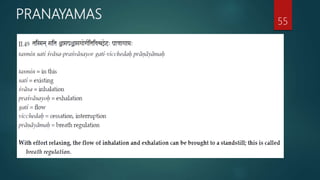 PRANAYAMAS 55
 