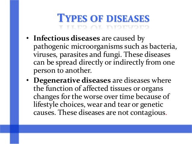 Health and Disease