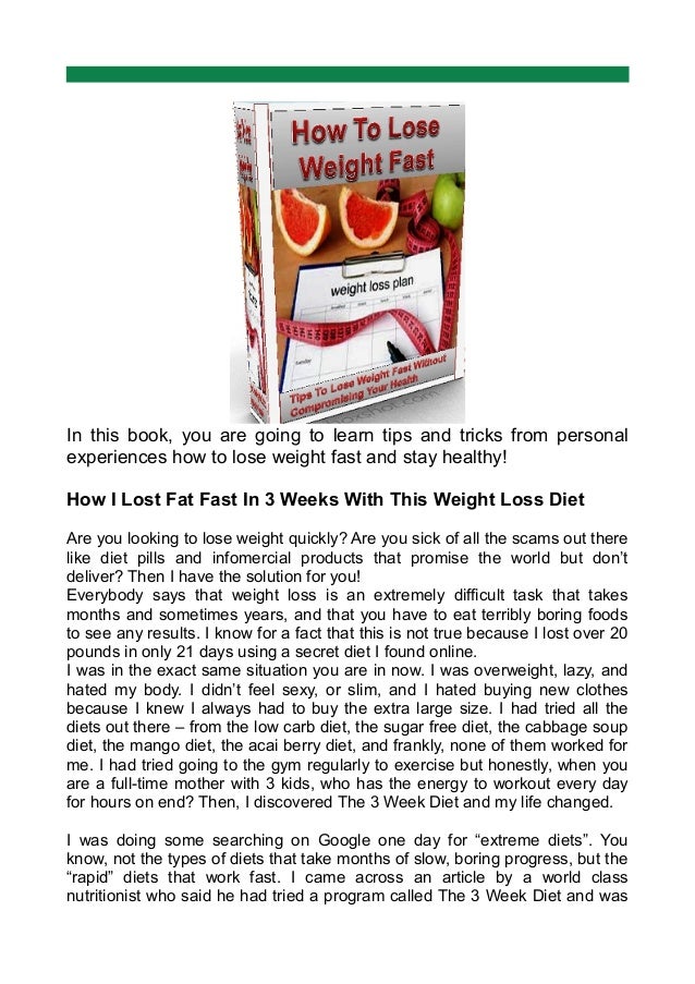 extreme diets to lose weight fast