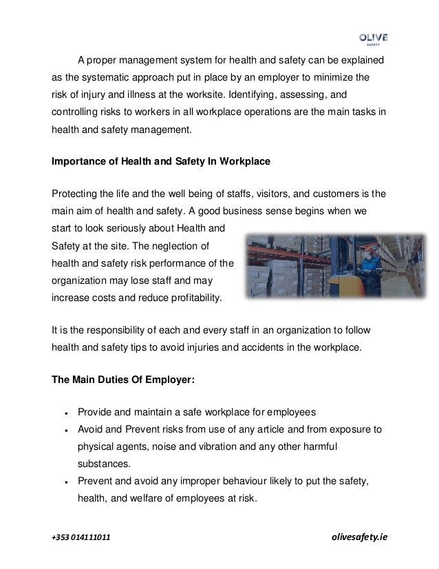 Health And Safety Risk Assessments At Work