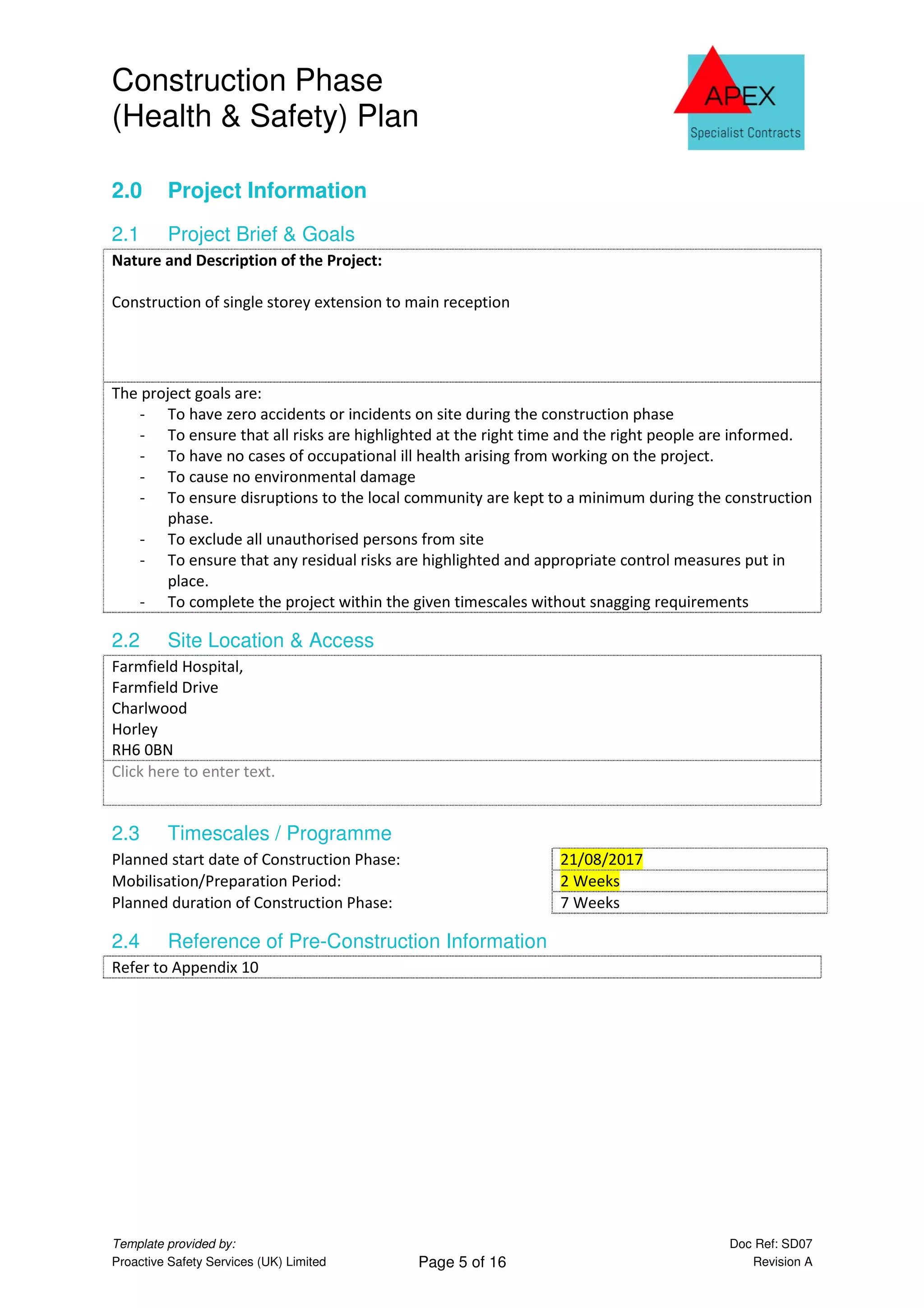 Example Of Safety File.pdf Health and Safety Construction - APEX.pdf