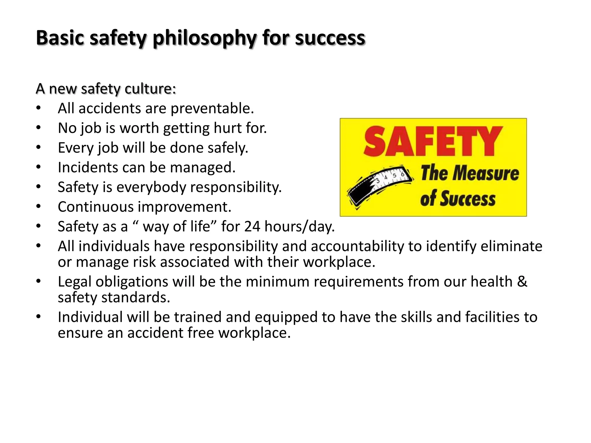 Health and safety induction | PPTX