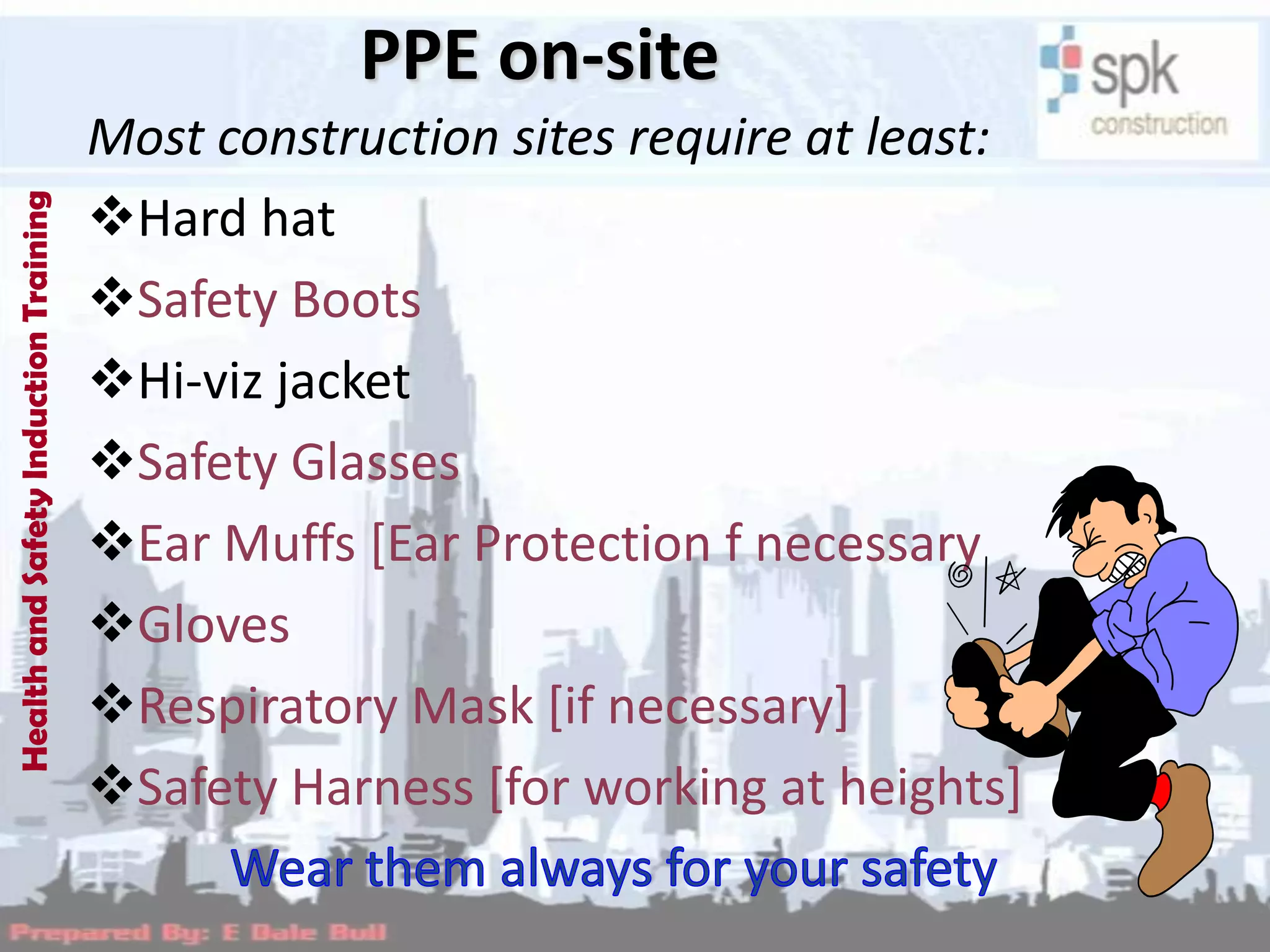 Health And Safety Induction Training | PPTX | First Aid | Injuries