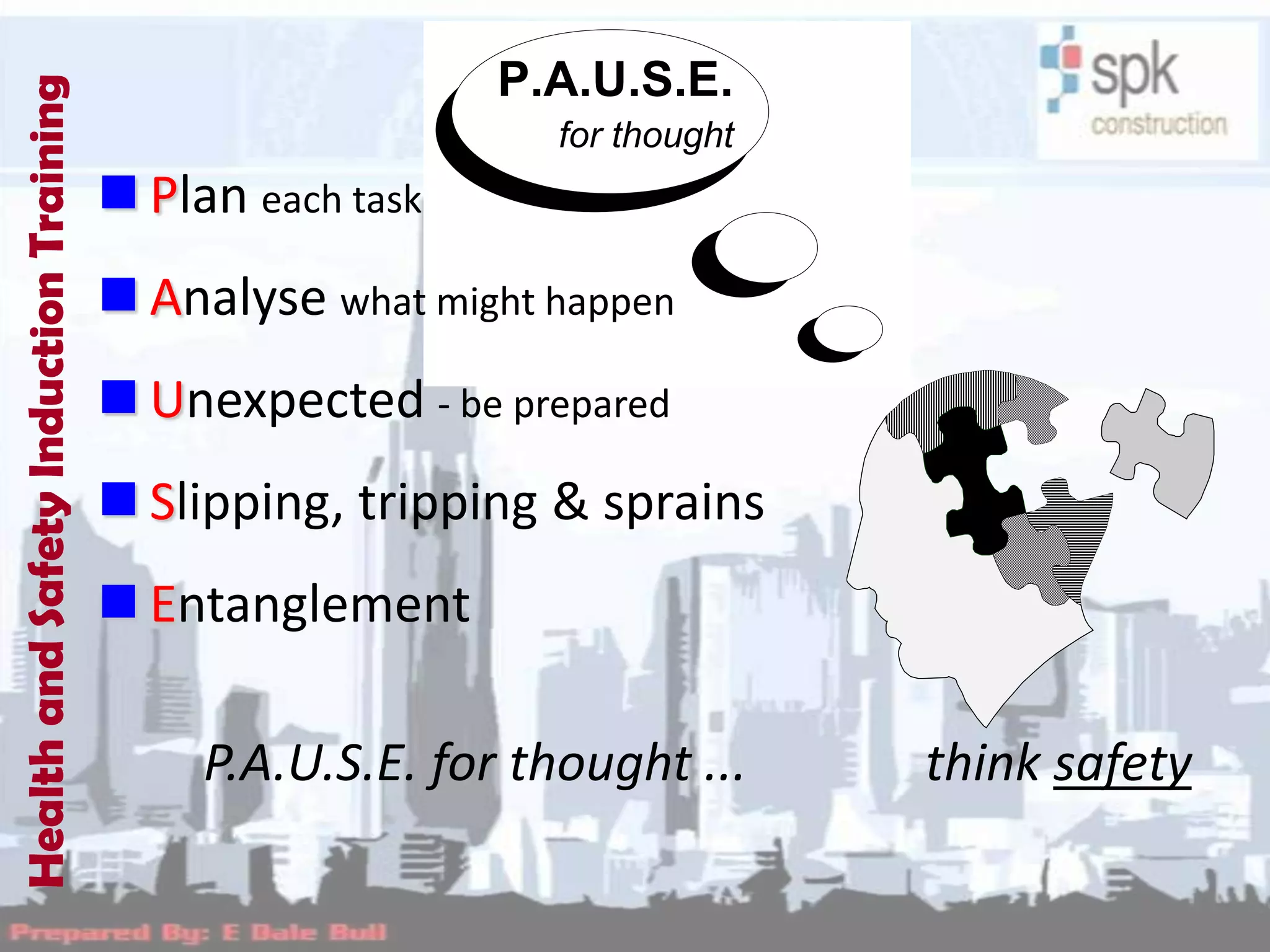 Health And Safety Induction Training | PPTX | First Aid | Injuries