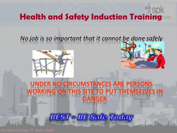 Health And Safety Induction Training
