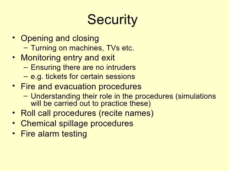 Health and safety in fitness