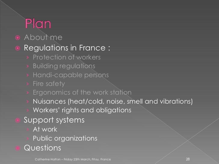 Health and safety in france