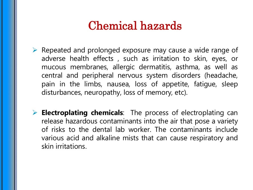 Dental occupational hazards & Safety Practices in Dental Settings
