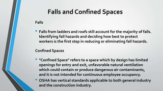 Unsafe Fall Room Health and Safety Issues in Natural Disasters | PPTX