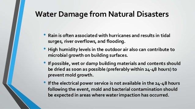 Water Contamination After Natural Disasters Water Contamination After Natural Disasters