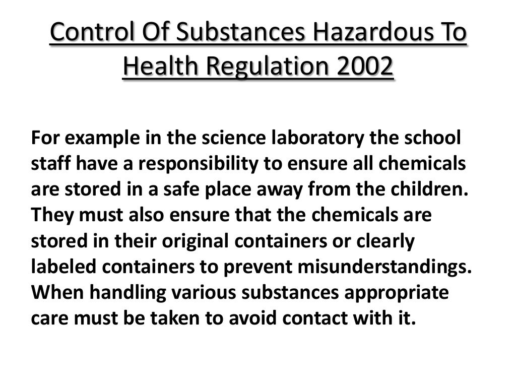 Health and safety legislation in Health and Social Care