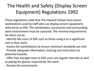 Health and safety legislation | PPTX