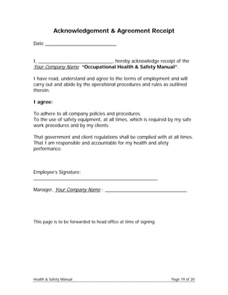 Health and safety_manual_sample | PDF