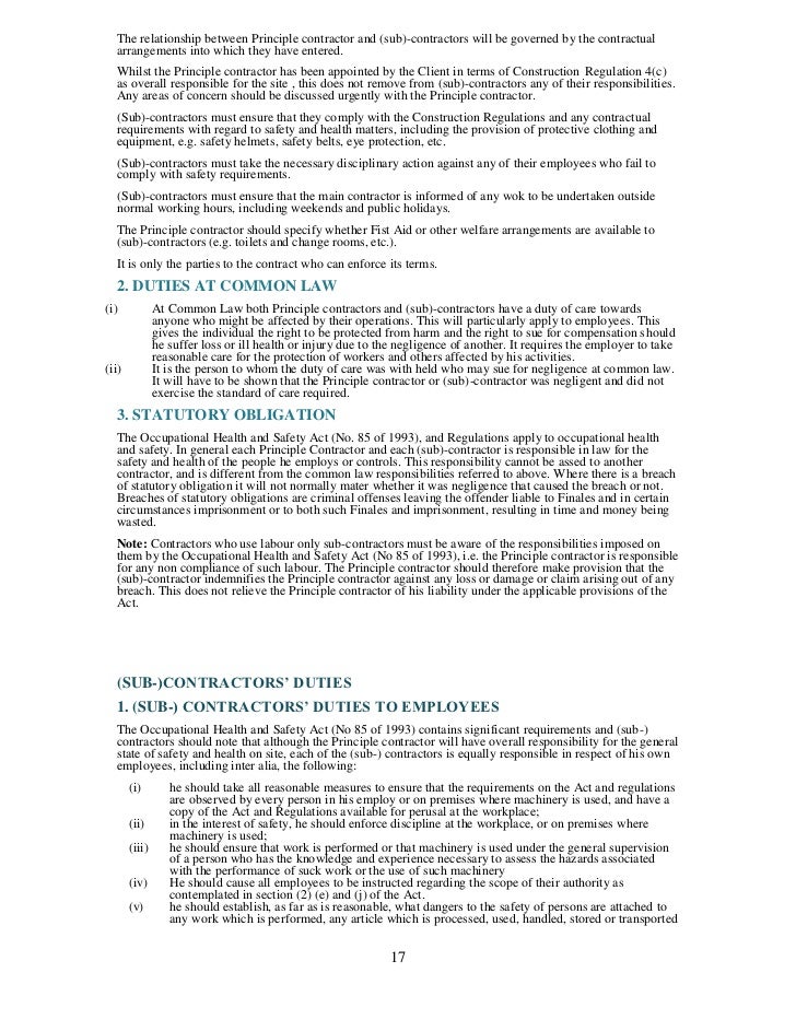 health and safety plan generic