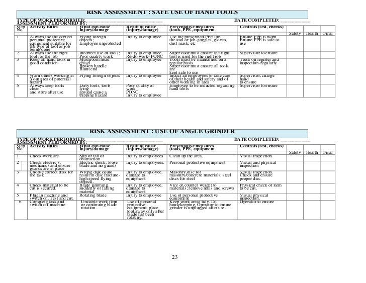 health and safety plan generic safety and health plan template