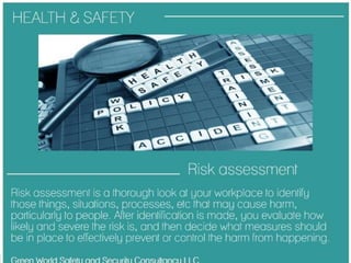Health and safety risk analysis