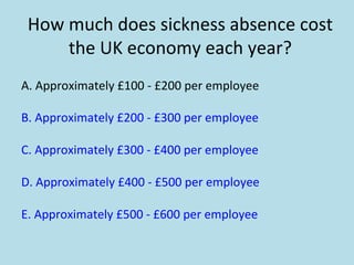 Health and Safety Training Quiz - Qwizdom ppt | PPT