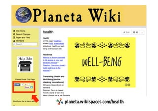 Health and Well-Being on the Social Web