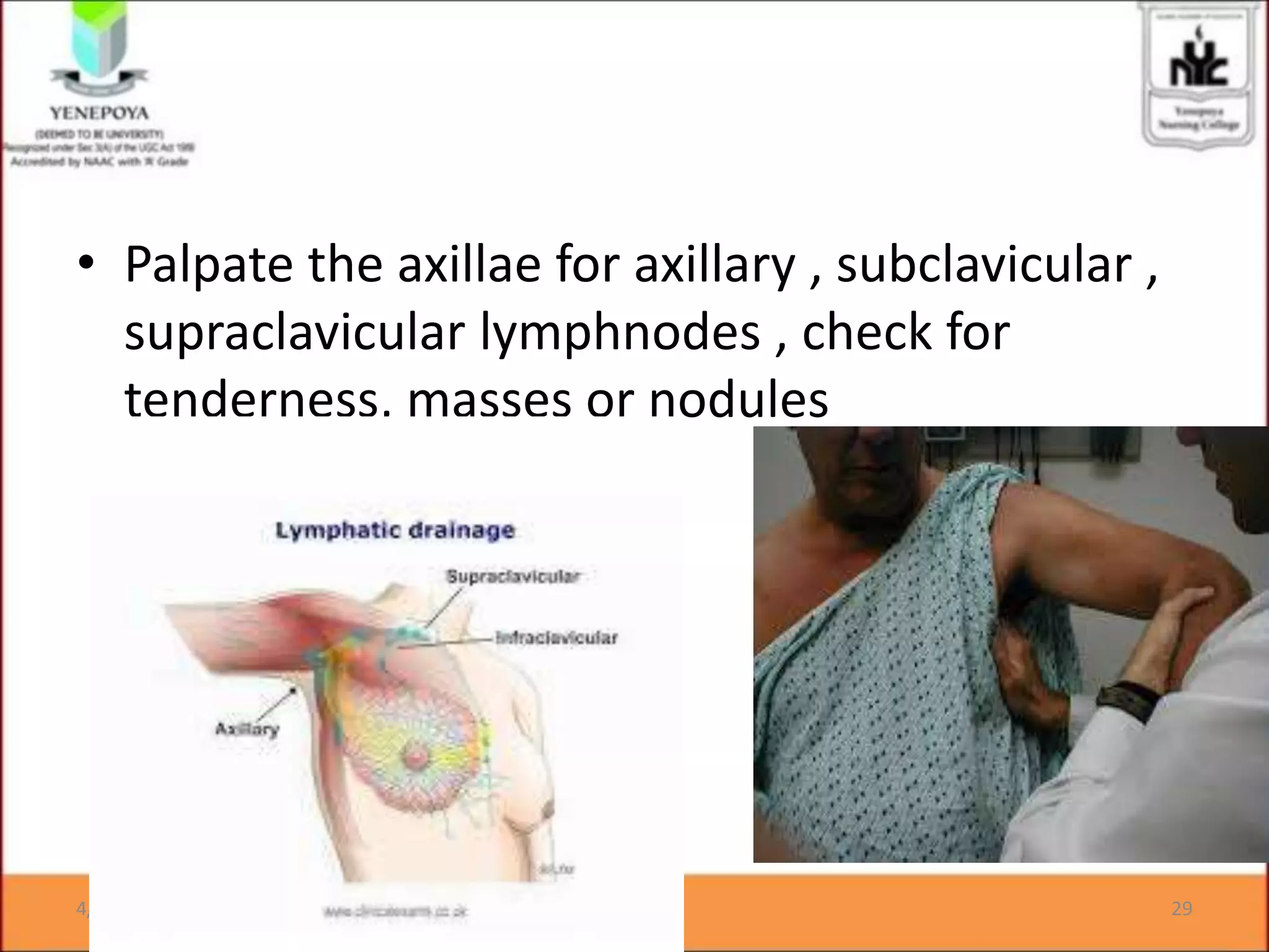 Health Assessment -Anterior chest , heart , abdomen examination.ppt