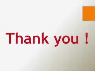 Thank you !
 