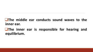 Health assessment on the ear examination | PPTX