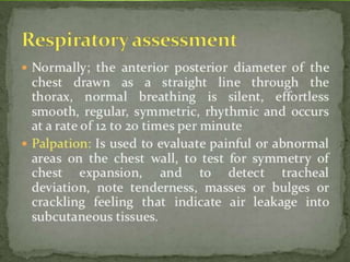 Health assessment physical examination | PPTX