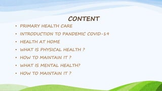 Health awareness program | PPTX