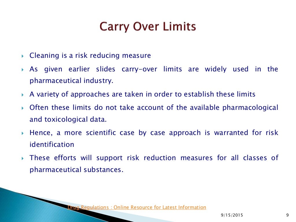 New EMA Requirements Cleaning Validation Limits Based On PDE